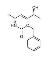 benzyl (2R,5S,E)-5-hydroxyhex-3-en-2-ylcarbamate结构式