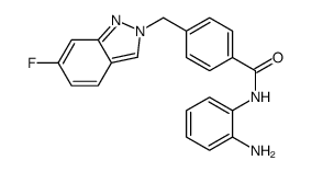 N-(2-aminophenyl)-4-[(6-fluoroindazol-2-yl)methyl]benzamide结构式