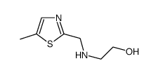 2-[(5-Methyl-thiazol-2-ylmethyl)-amino]-ethanol Structure