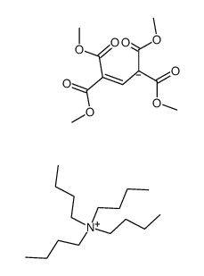 tetrabutylammonium 1,5-dimethoxy-2,4-bis(methoxycarbonyl)-1,5-dioxopent-3-en-2-ide结构式
