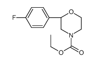 ethyl (2S)-2-(4-fluorophenyl)morpholine-4-carboxylate Structure