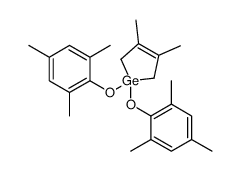 3,4-dimethyl-1,1-bis(2,4,6-trimethylphenoxy)-2,5-dihydrogermole Structure