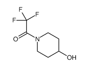 4-Piperidinol, 1-(trifluoroacetyl)- (9CI)结构式