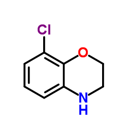 8-氯-3,4-二氢-2H-苯并[1,4]噁嗪结构式
