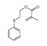 2-phenylsulfanylethyl 2-methylprop-2-enoate Structure