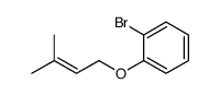 1-bromo-2-(3-methylbut-2-enoxy)benzene结构式