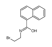 N-(2-bromoethyl)naphthalene-1-carboxamide结构式