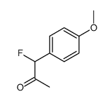 1-fluoro-1-(4-methoxyphenyl)propan-2-one结构式