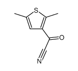 (2,5-dimethyl-[3]thienyl)-glyoxylonitrile结构式