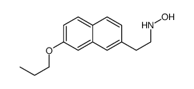 N-[2-(7-propoxynaphthalen-2-yl)ethyl]hydroxylamine Structure