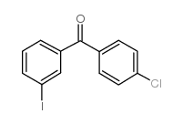 (4-chlorophenyl)-(3-iodophenyl)methanone Structure