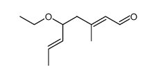 5-ethoxy-3-methyl-octa-2,6-dienal Structure
