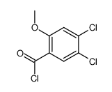 4,5-dichloro-2-methoxybenzoyl chloride结构式