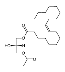 (S)-1-acetyl-3-oleoylglycerol结构式