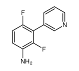 2,4-difluoro-3-pyridin-3-ylaniline Structure