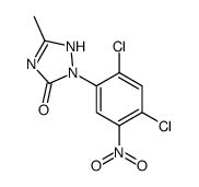 2-(2,4-dichloro-5-nitrophenyl)-5-methyl-1H-1,2,4-triazol-3-one Structure
