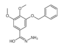 3,4-dimethoxy-5-phenylmethoxybenzohydrazide结构式