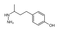 4-(3-hydrazinylbutyl)phenol结构式