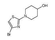 1-(4-Bromothiazol-2-yl)piperidin-4-ol Structure