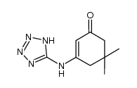 3-((1H-tetrazol-5-yl)amino)-5,5-dimethylcyclohex-2-enone Structure