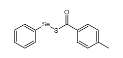 phenylseleno 4-methyl(thiobenzoyl) sulfide Structure