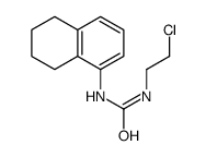 3-(2-Chloroethyl)-1-(5,6,7,8-tetrahydro-1-naphthyl)urea结构式