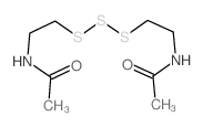 N-(2-(3-(2-(Acetylamino)ethyl)trisulfanyl)ethyl)acetamide结构式