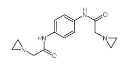 1-Aziridineacetamide,N,N'-1,4-phenylenebis- Structure