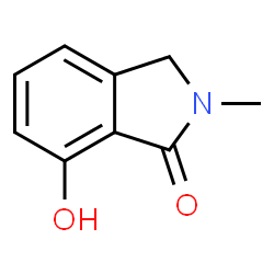 2,3-dihydro-7-hydroxy-2-Methyl-1H-Isoindol-1-one structure