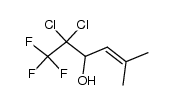 2,2-dichloro-1,1,1-trifluoro-5-methyl-4-hexen-3-ol Structure