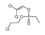 2-CHLOROETHYL2,2-DICHLOROVINYLETHYLPHOSPHONATE Structure