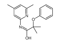N-(4,6-dimethylpyridin-2-yl)-2-methyl-2-phenoxypropanamide Structure
