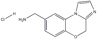 (4H-benzo[b]imidazo[1,2-d][1,4]oxazin-8-yl)methanamine hydrochloride Structure