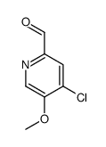4-chloro-5-methoxypyridine-2-carbaldehyde structure