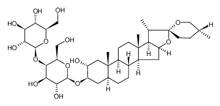 gitogenin 3-O-4)-β-D-galactopyranoside> Structure