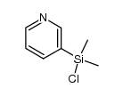 3-dimethylchlorosilylpyridine Structure