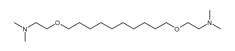 1,10-bis-(2-dimethylamino-ethoxy)-decane Structure