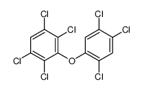 1,2,4,5-tetrachloro-3-(2,4,5-trichlorophenoxy)benzene Structure