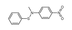 N-methyl-4-nitro-N-(phenylthio)benzenamine Structure