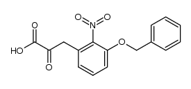 (3-benzyloxy-2-nitro-phenyl)-pyruvic acid Structure