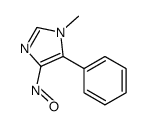 1-methyl-4-nitroso-5-phenylimidazole Structure