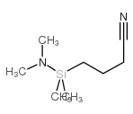 cyanopropyl dimethyl dimethylamino silane Structure
