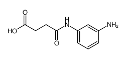 N-(3-amino-phenyl)-succinamic acid结构式