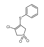4-chloro-3-(phenylthio)-3-sulfolene结构式