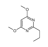 4,6-dimethoxy-2-propylpyrimidine结构式