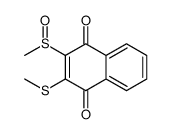 2-methylsulfanyl-3-methylsulfinylnaphthalene-1,4-dione Structure