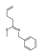 methyl N-benzylpent-4-enimidothioate结构式