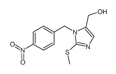 [2-methylsulfanyl-3-[(4-nitrophenyl)methyl]imidazol-4-yl]methanol Structure