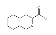 (3S,4AS,8AS)-DECAHYDROISOQUINOLINE-3-CARBOXYLIC ACID Structure