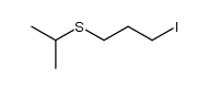 (3-iodopropyl)(isopropyl)sulfane Structure